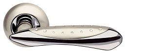 Ручка раздельная Armadillo (Армадилло) Corvus LD35-1SN/CP-3 матовый никель/хром
