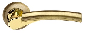 Ручка раздельная Armadillo (Армадилло) Vega LD21-1AB/GP-7 бронза/золото