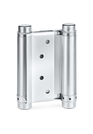 Пружинные петли NOTEDO DAH-103 SSSatin серебро для маятниковых дверей (барные) (2 шт.)