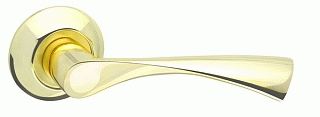 Ручка раздельная FUARO CLASSIC AR GP/SG-5 золото/матовое золото, квадрат 8x130 мм