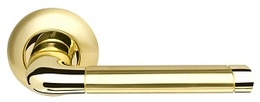 Ручка раздельная Armadillo (Армадилло) Stella LD28-1SG/GP-4 матовое золото/золото TECH (кв. 8х140)