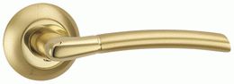 Ручка дверная PUNTO ARDEA TL SG/GP-4 матовое золото/золото