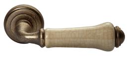 Ручка дверная MH-41-CLASSIC OMB/CH старая античная бронза/шампань
