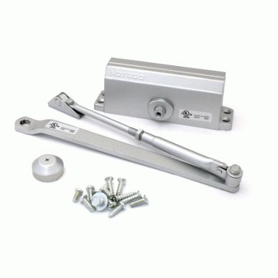 Доводчик дверной NOTEDO DC-100 SILVER до 100кг сереб. (10)