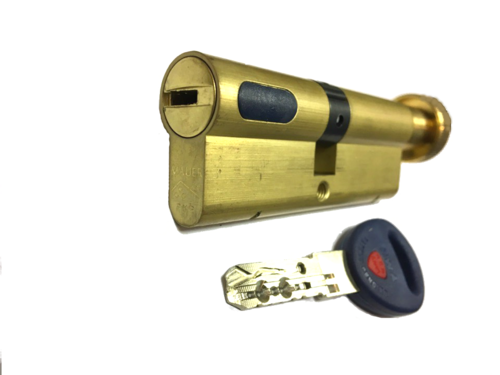 Цилиндровый механизм Мauer New Wave 4 вертушка-ключ-L=82мм/36-46/,цвет латунь, 5 ключей